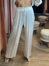 Load image into Gallery viewer, Alexis Satin Wide Leg Pants (top sold separately)