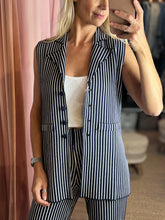 Load image into Gallery viewer, Carly Striped Vest and Pants Set