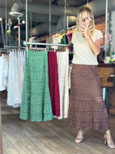 Load image into Gallery viewer, Pilar Crochet Skirt