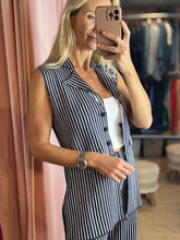 Load image into Gallery viewer, Carly Striped Vest and Pants Set