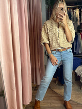 Load image into Gallery viewer, Bianca Half Sleeve Faux Fur Crop Jacket