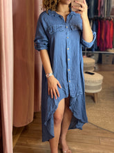 Load image into Gallery viewer, Leslie High Low Linen Cover Up