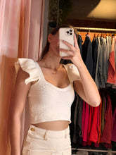 Load image into Gallery viewer, Frufru Crochet Crop Top