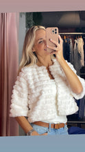 Load image into Gallery viewer, Bianca Half Sleeve Faux Fur Crop Jacket