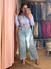 Load image into Gallery viewer, Mila Stripped Button-Up Shirt