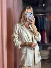 Load image into Gallery viewer, Tilda Linen Blazer with Pads