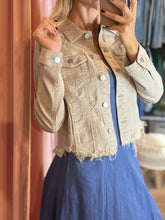 Load image into Gallery viewer, Taupe Jean Jacket
