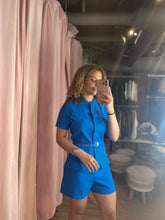 Load image into Gallery viewer, Valerie Pocketed Button Up Romper