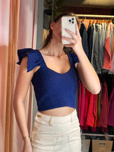 Load image into Gallery viewer, Frufru Crochet Crop Top