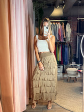 Load image into Gallery viewer, Maldiva Ruffle Silk Skirt (top sold separately)