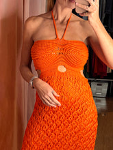 Load image into Gallery viewer, France Crochet Maxi Dress