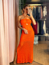Load image into Gallery viewer, France Crochet Maxi Dress