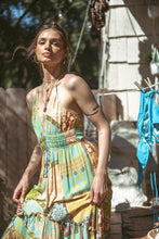 Load image into Gallery viewer, Lyna Halter Maxi Dress
