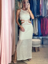 Load image into Gallery viewer, Maina Open Side Crochet Dress