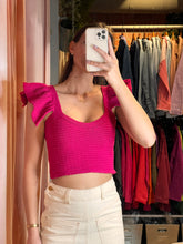 Load image into Gallery viewer, Frufru Crochet Crop Top