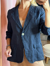 Load image into Gallery viewer, Arya Rustic Linen Blazer