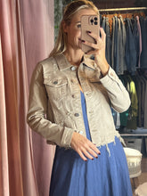 Load image into Gallery viewer, Taupe Jean Jacket