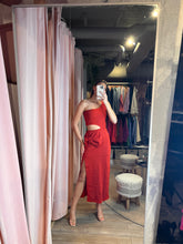 Load image into Gallery viewer, Cristiana Lurex Crochet Dress