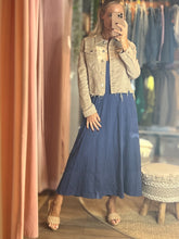 Load image into Gallery viewer, Taupe Jean Jacket