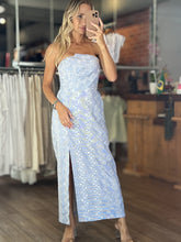 Load image into Gallery viewer, Claire Strapless Eyelet Dress
