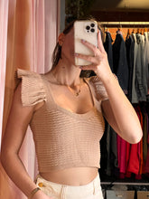 Load image into Gallery viewer, Frufru Crochet Crop Top