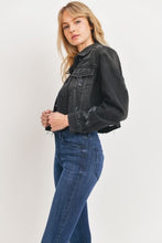 Load image into Gallery viewer, Destin Cropped Jean Jacket