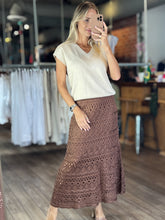 Load image into Gallery viewer, Pilar Crochet Skirt