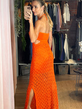 Load image into Gallery viewer, France Crochet Maxi Dress