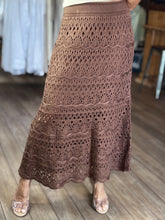 Load image into Gallery viewer, Pilar Crochet Skirt