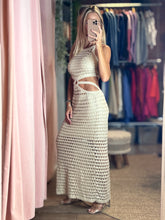 Load image into Gallery viewer, Maina Open Side Crochet Dress