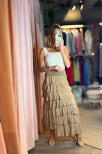 Load image into Gallery viewer, Maldiva Ruffle Silk Skirt (top sold separately)