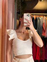 Load image into Gallery viewer, Frufru Crochet Crop Top