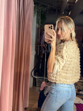 Load image into Gallery viewer, Bianca Half Sleeve Faux Fur Crop Jacket