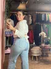 Load image into Gallery viewer, Luna Open Back Button- Up