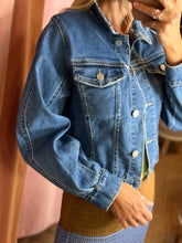 Load image into Gallery viewer, Eloise Balloon Sleeve Jean Jacket