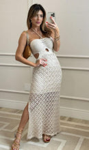 Load image into Gallery viewer, France Crochet Maxi Dress