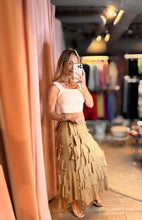 Load image into Gallery viewer, Maldiva Ruffle Silk Skirt (top sold separately)