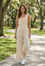 Load image into Gallery viewer, Helena Linen Wide Leg Jumpsuit