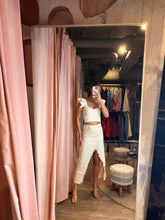 Load image into Gallery viewer, Frufru Crochet Crop Top