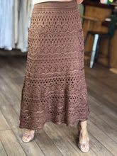 Load image into Gallery viewer, Pilar Crochet Skirt