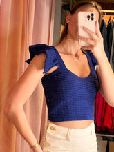 Load image into Gallery viewer, Frufru Crochet Crop Top