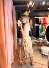 Load image into Gallery viewer, Maldiva Ruffle Silk Skirt (top sold separately)