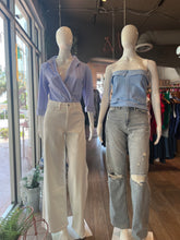 Load image into Gallery viewer, White Wide Leg Jeans
