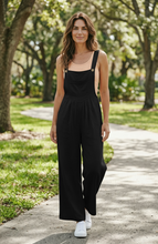 Load image into Gallery viewer, Helena Linen Wide Leg Jumpsuit