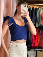 Load image into Gallery viewer, Frufru Crochet Crop Top