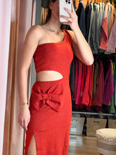 Load image into Gallery viewer, Cristiana Lurex Crochet Dress