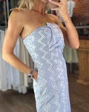 Load image into Gallery viewer, Claire Strapless Eyelet Dress