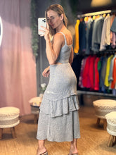 Load image into Gallery viewer, Paulina Lurex Crochet Dress