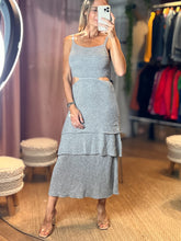 Load image into Gallery viewer, Paulina Lurex Crochet Dress