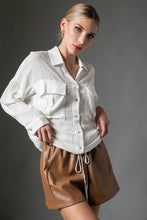 Load image into Gallery viewer, Fifi Eco Leather Shorts